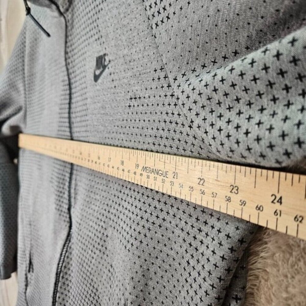 Nike Tech Sportswear Fleece GX 1.0 Jacket Heather Gray Men's Size L - Picture 3 of 13